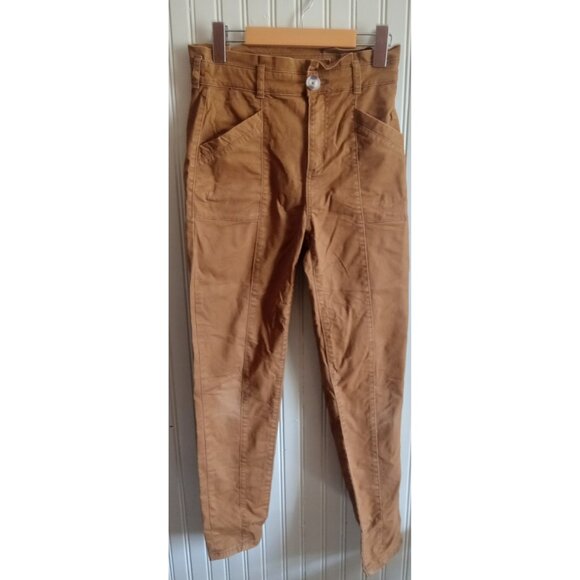 Dynamite Brown Pants Women’s Size 26 Slim Fit Casual Work Trouser Style Jeans - Picture 1 of 7